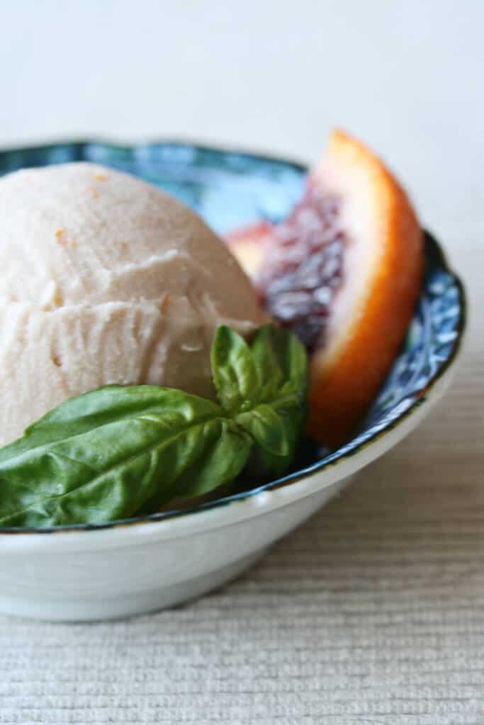 Blood Orange Basil Ice Cream