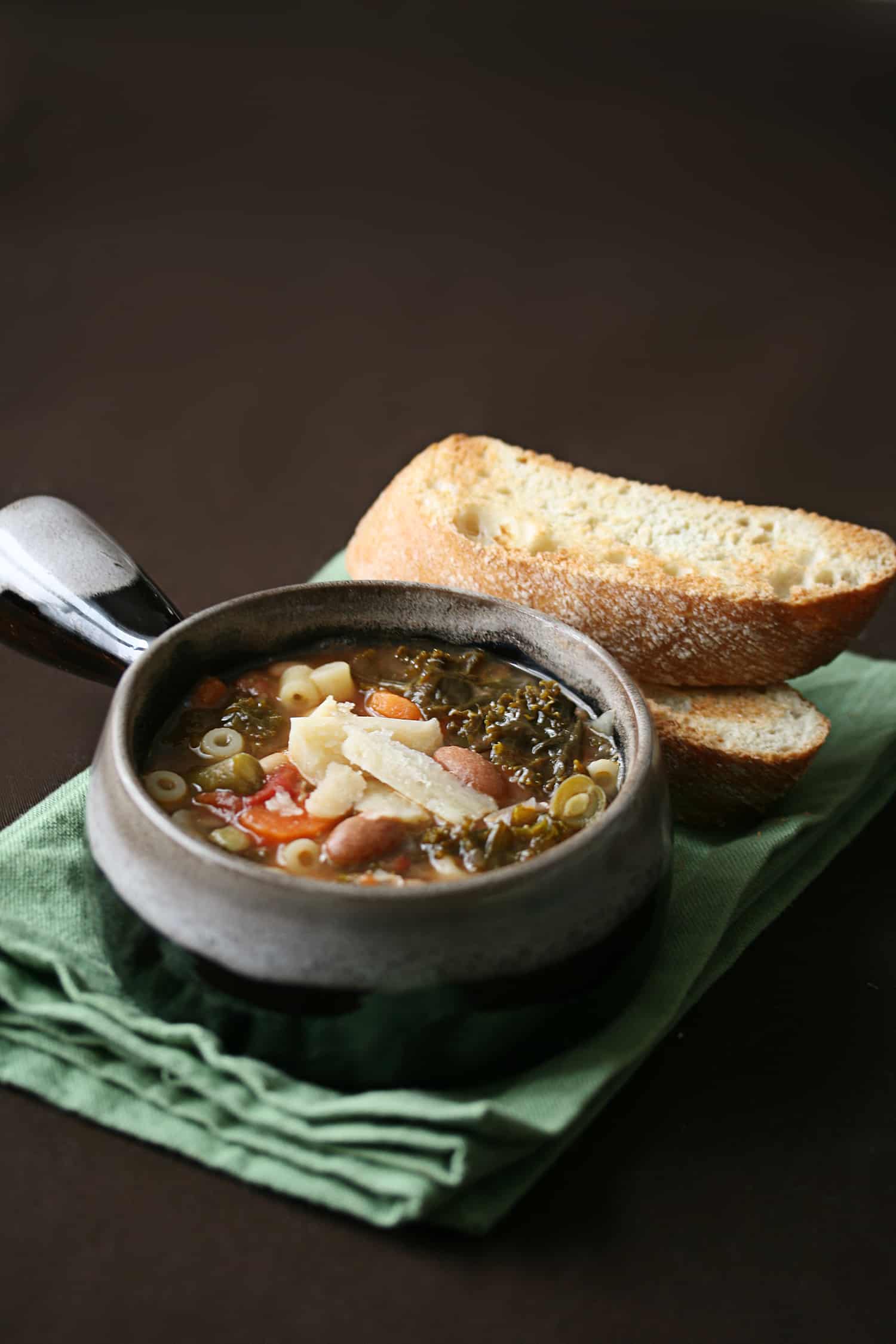 Winter Minestrone Soup - Crumb: A Food Blog
