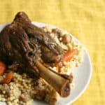 Braised Lamb Shank with Pomegranate Molasses