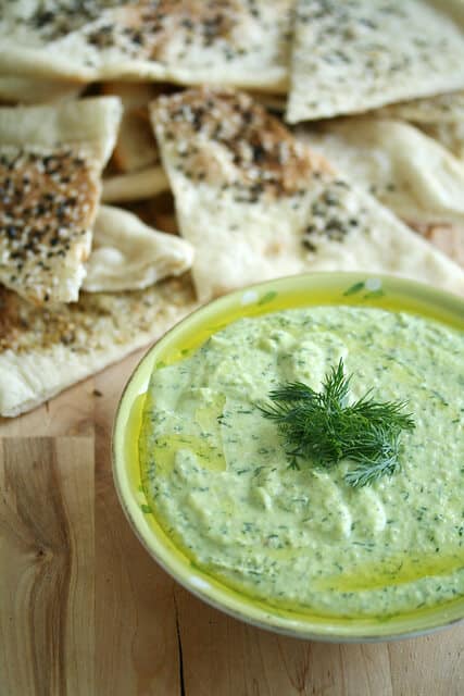 Fresh Fava Bean Dip