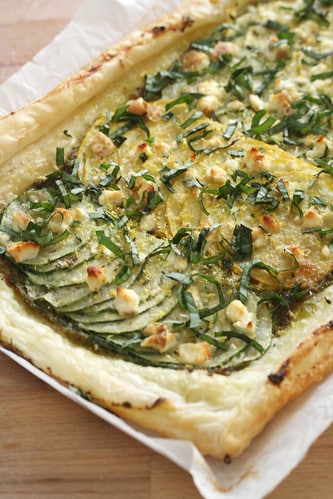 Lemony Zucchini Tart