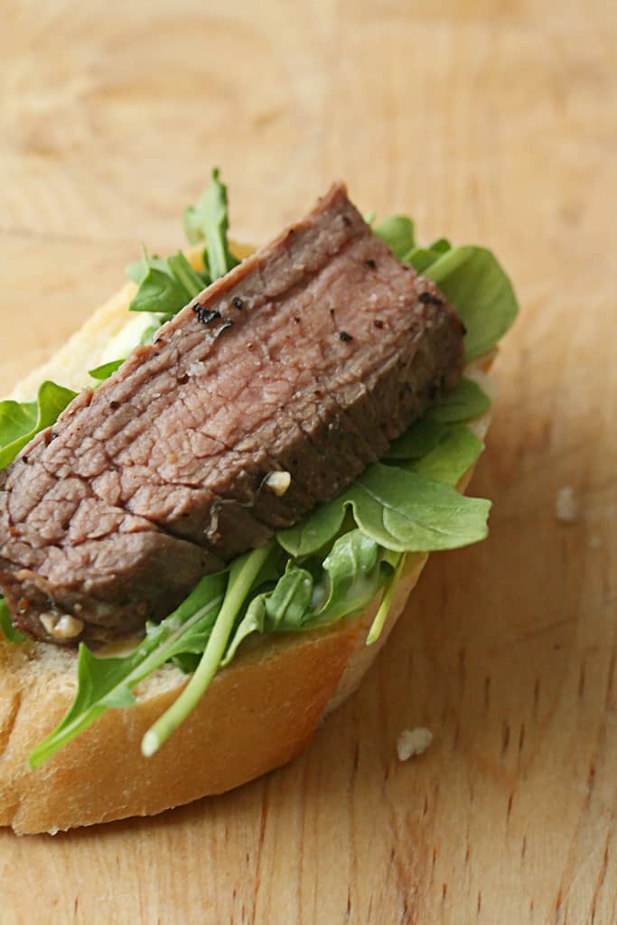 Flank Steak Crostini