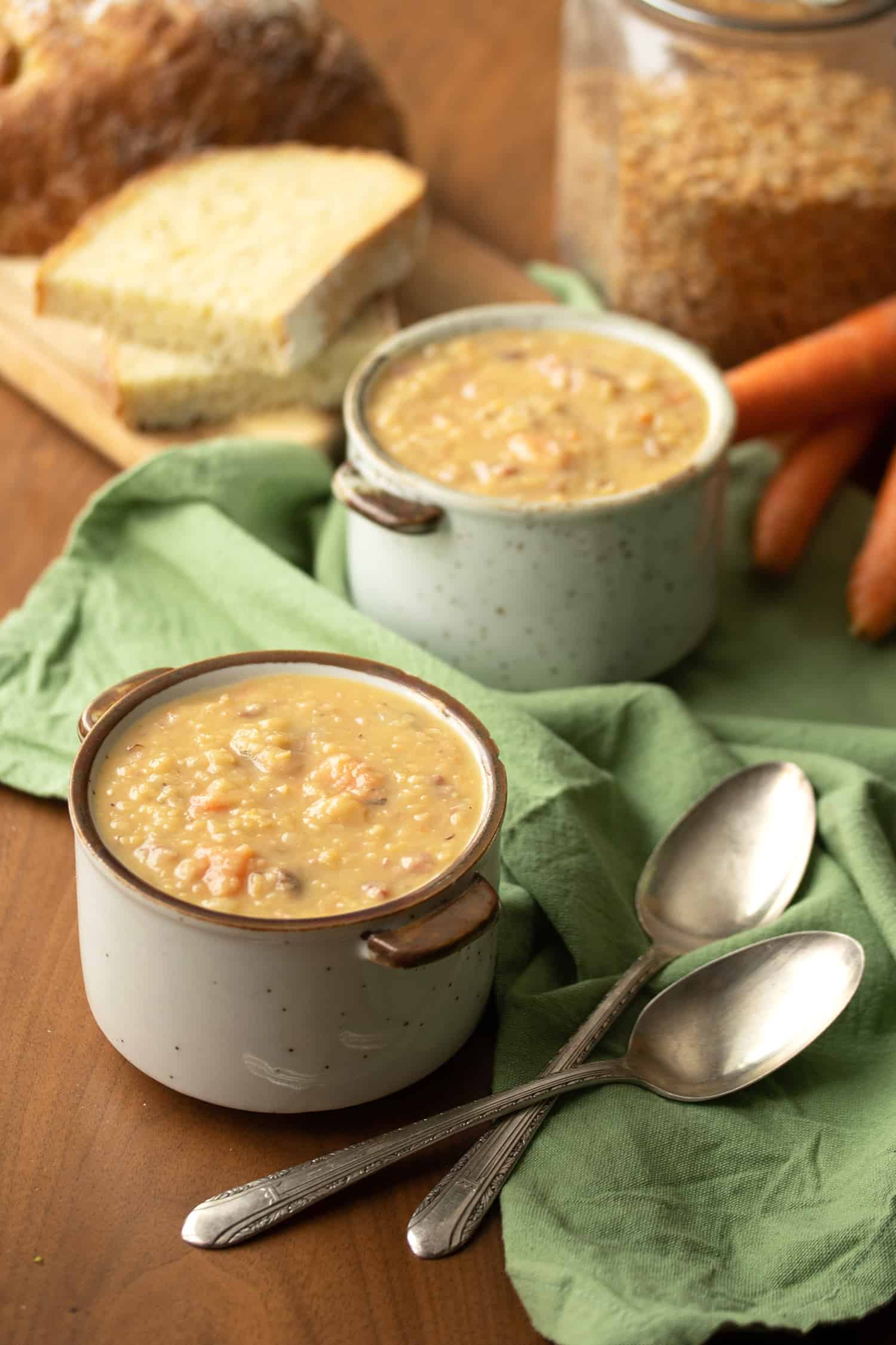 Split Pea Soup Three Ways - Half Cup Habit