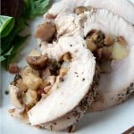 Turkey Breast with Apple-Chestnut-Sage Stuffing