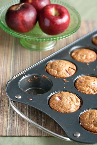 Multigrain Apple Muffins