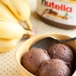 Chocolate Hazelnut Banana Ice Cream