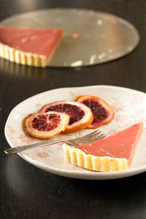 Blood Orange Tart