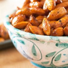 Honey-Thyme Roasted Almonds - Crumb: A Food Blog