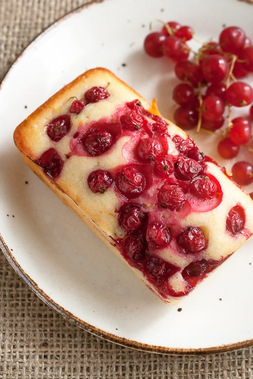 Red Currant Yogurt Cake