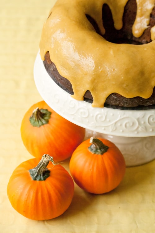 Chocolate Pumpkin Spice Bundt