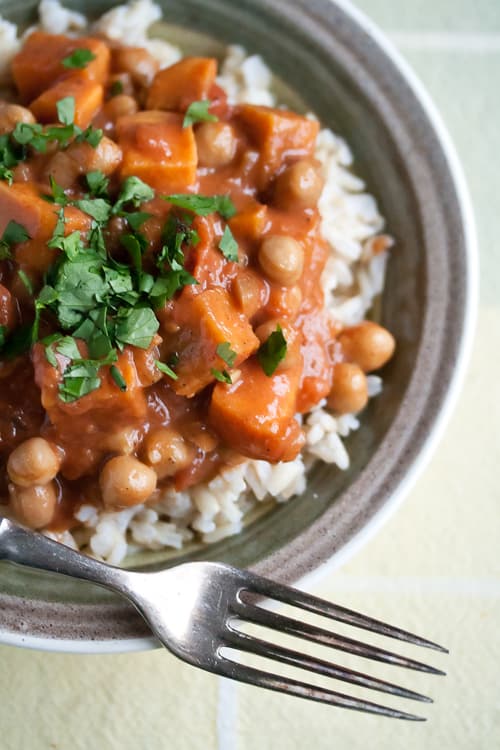 Chickpea and Sweet Potato Curry