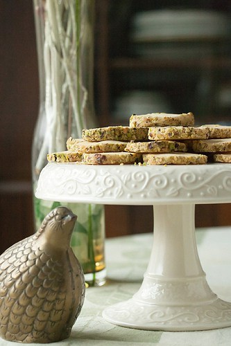 Saffron-Cardamom Icebox Cookies