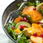 Persimmon and Avocado Salad