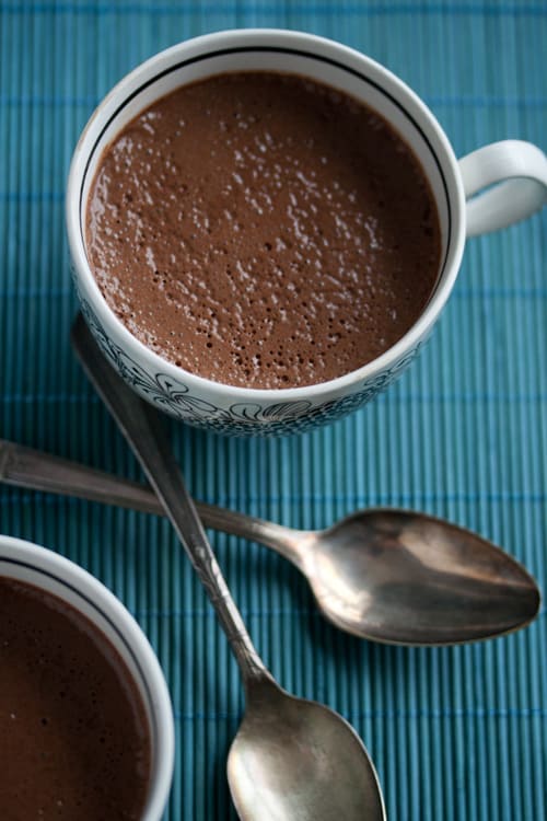 Mocha-Cinnamon Pots de Creme