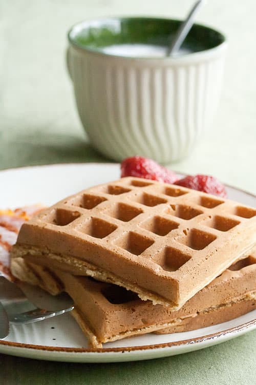 Red Fife and Maple Waffles