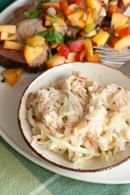 Cabbage Apple Slaw