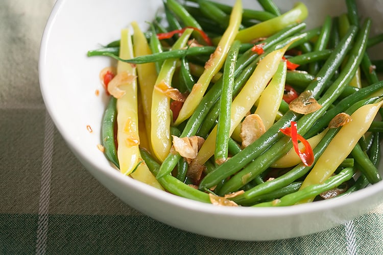 Beans with Toasted Garlic and Chili