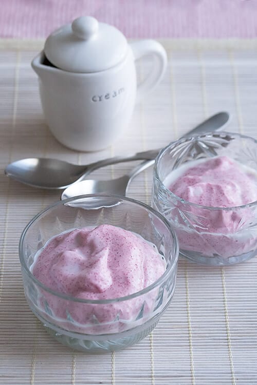 Debesmanna (Latvian Cranberry Mousse)