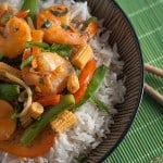 Thai Red Curry Shrimp with Vegetables