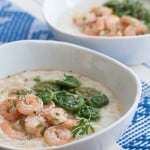 Lemon-Garlic Shrimp and Grits