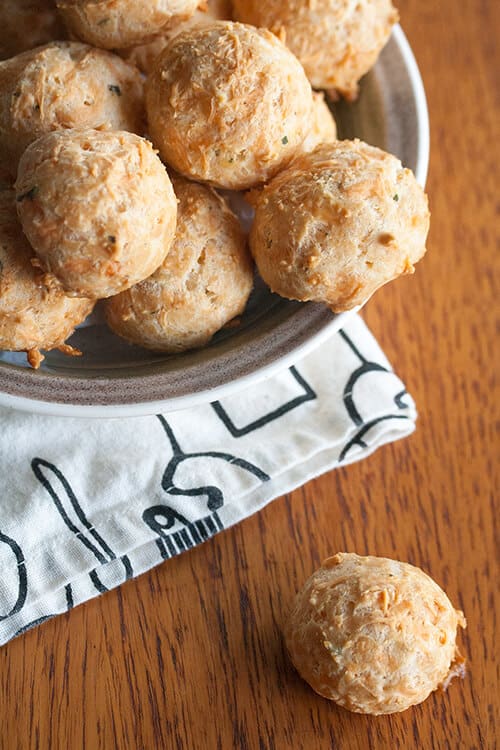 Herbed French Gougeres