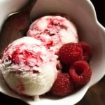 Raspberry Ripple Buttermilk Gelato