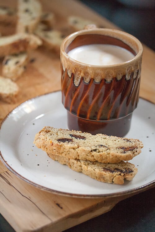 Fig and Black Pepper Biscotti