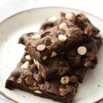 Triple Chocolate Cookie Bars