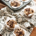 Rye Muffins with Pear and Dark Chocolate