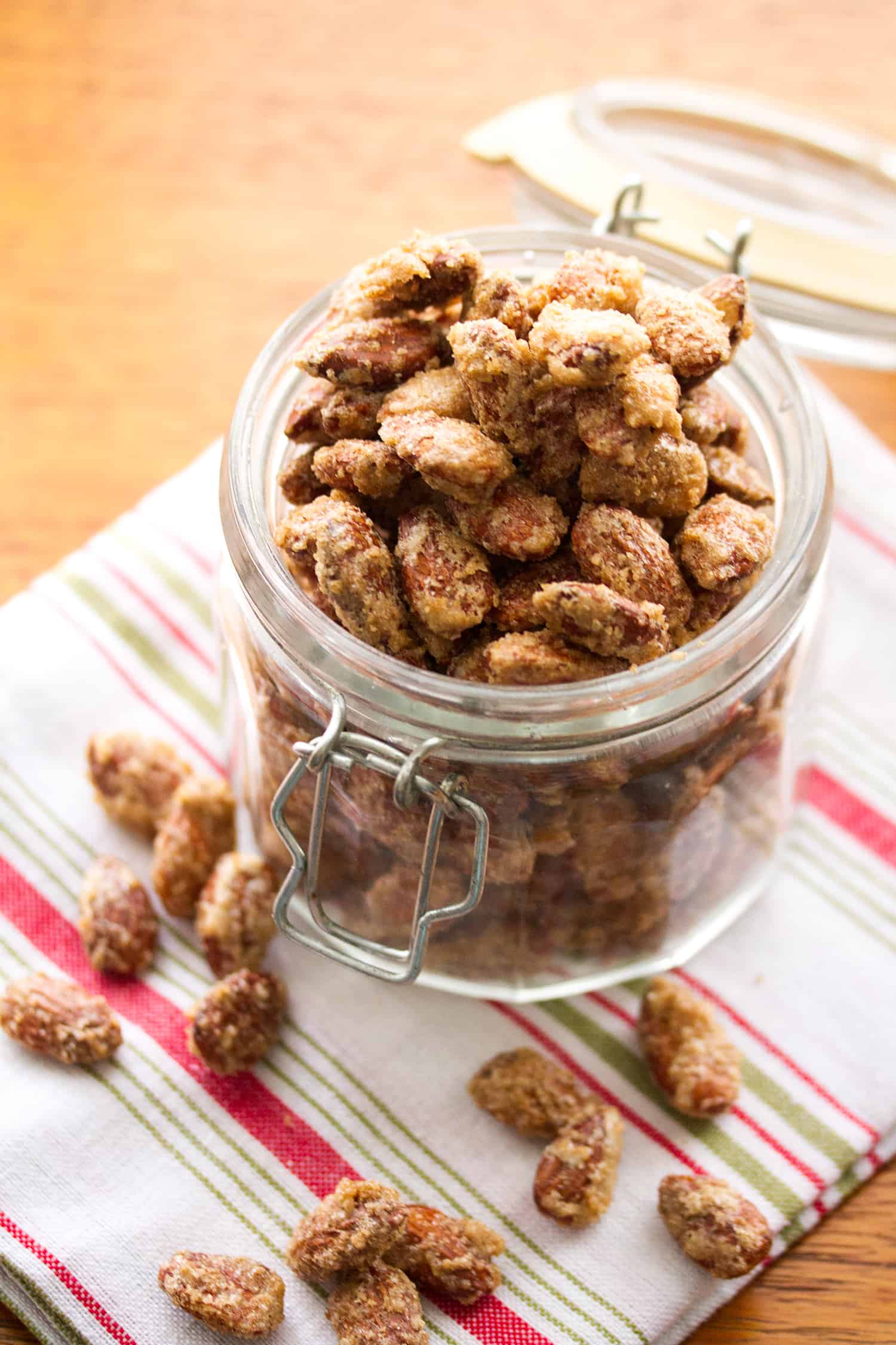 Candied Gingerbread Almonds