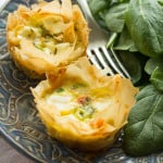 Dilled Smoked Salmon Quiches