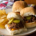 Root Beer Pulled Pork Sliders