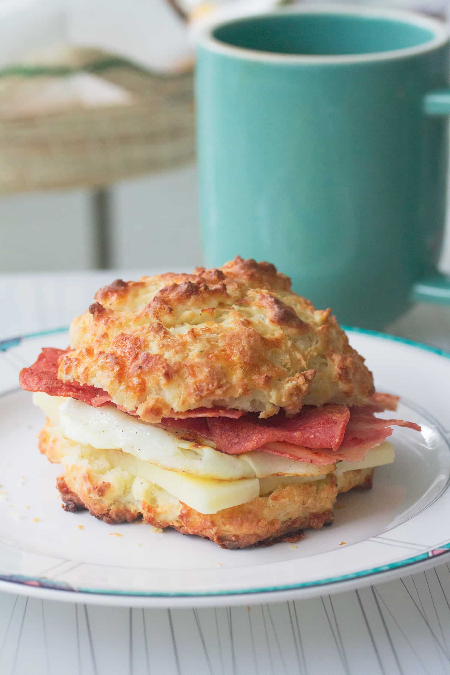 Cheddar Black Pepper Breakfast Biscuits