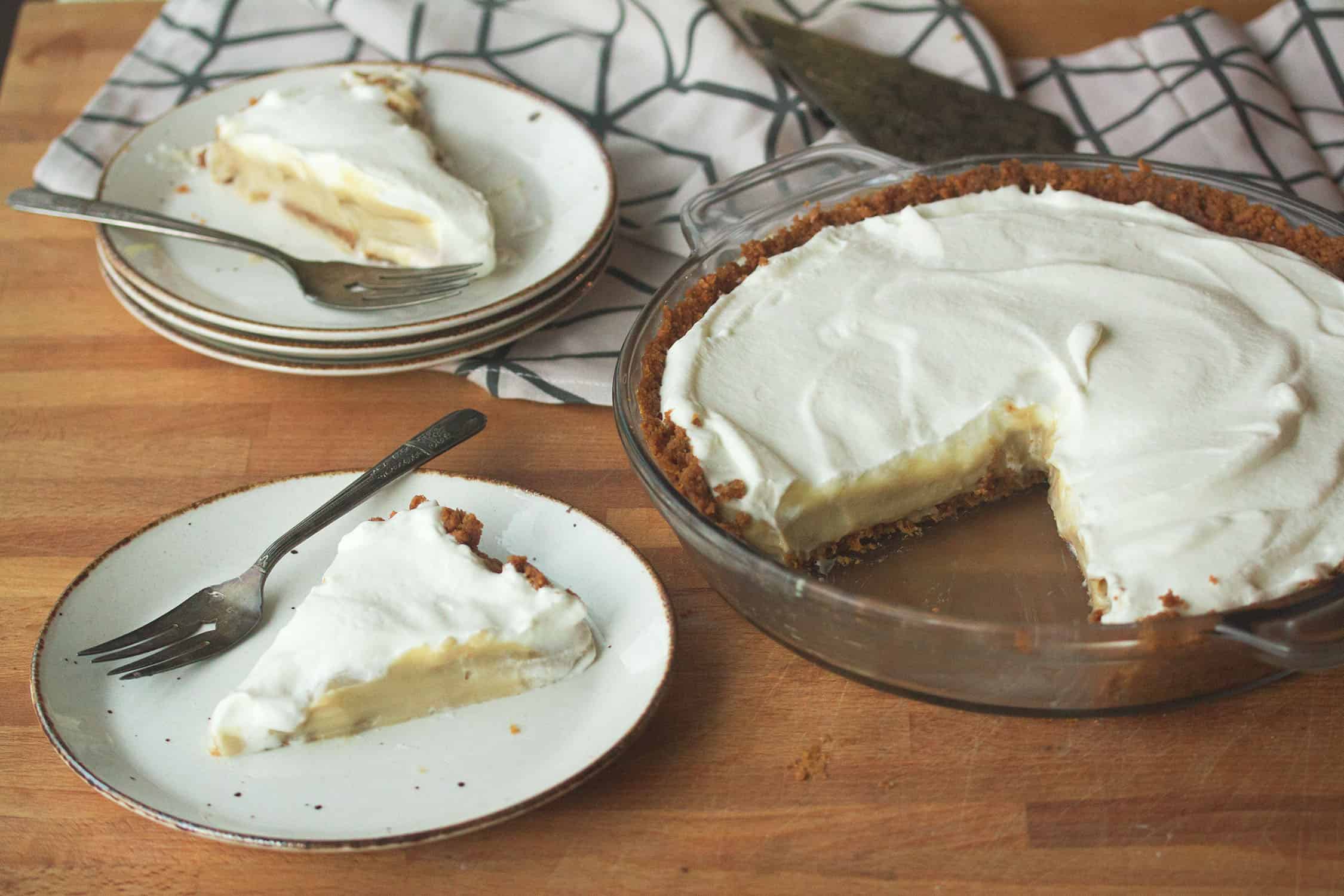 Butterscotch-Bourbon Cream Pie