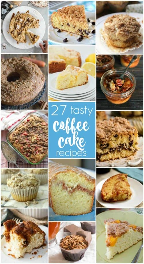 Coffee Cake Day Collage