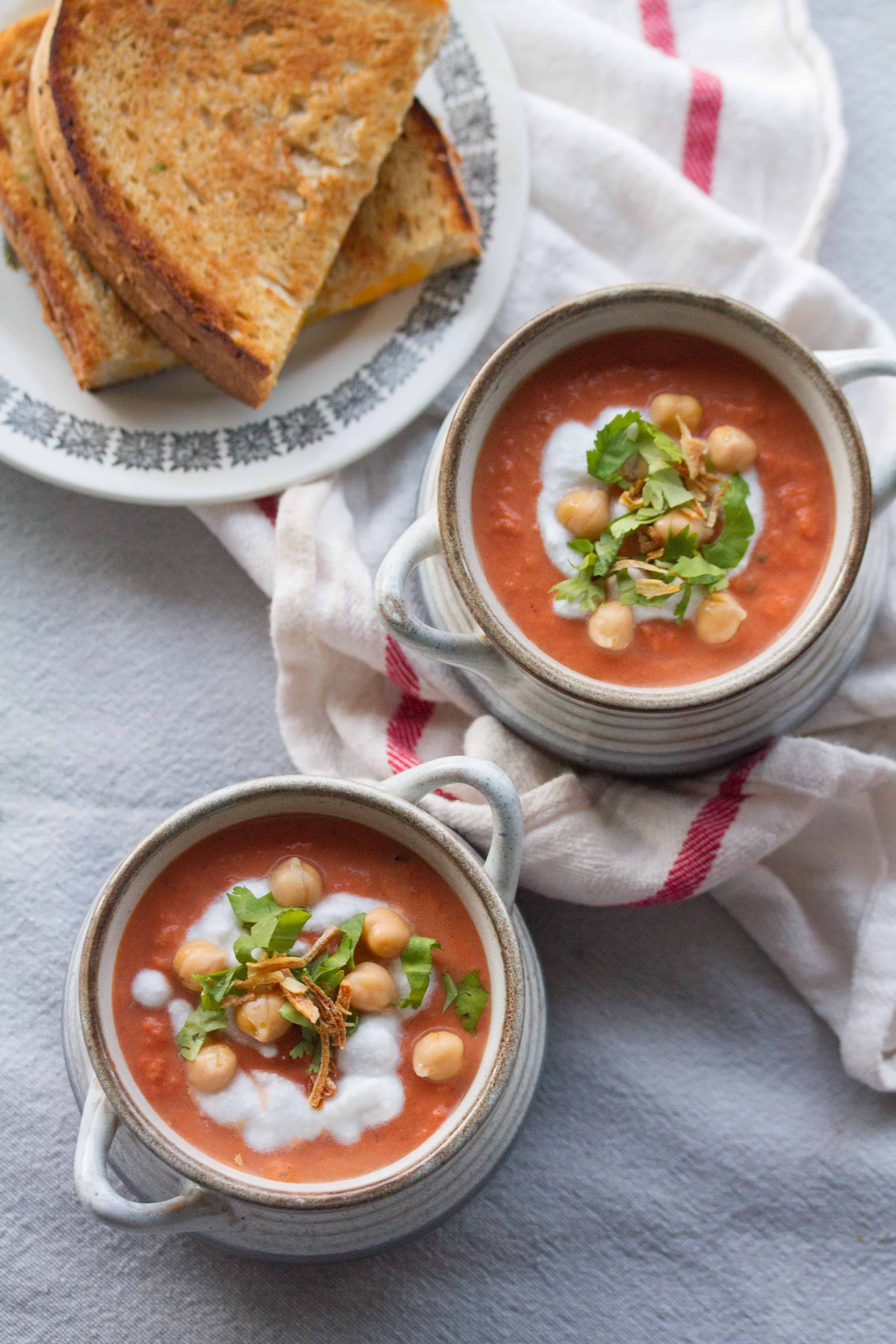 Tomato Coconut Soup