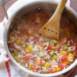 Turkey Stuffed Pepper Soup