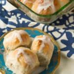 Blueberry, Almond and Lemon Hot Cross Buns