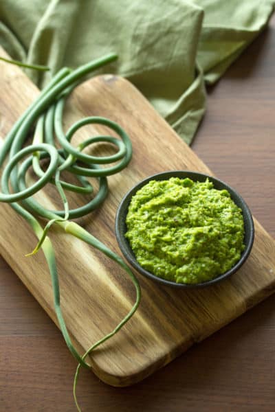 Garlic Scape Pesto