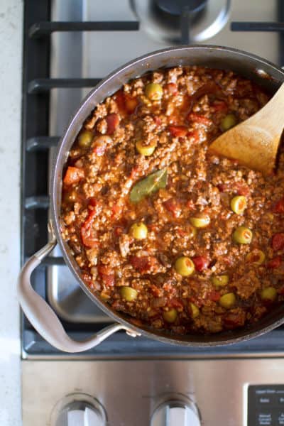 Big Batch Saucy Picadillo