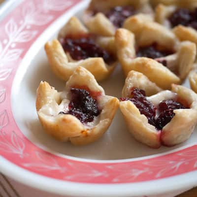 Easy Four-Ingredient Brie and Cranberry Bites | Crumb: A Food Blog