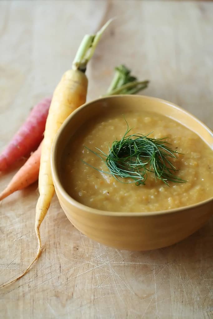 Fall Vegetable and Red Lentil Soup