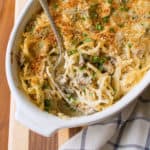 Leftover Turkey Tetrazzini Casserole