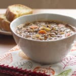 Lentil-Bacon Soup