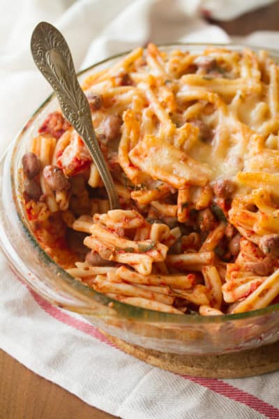 Sausage-Bean Pasta Bake