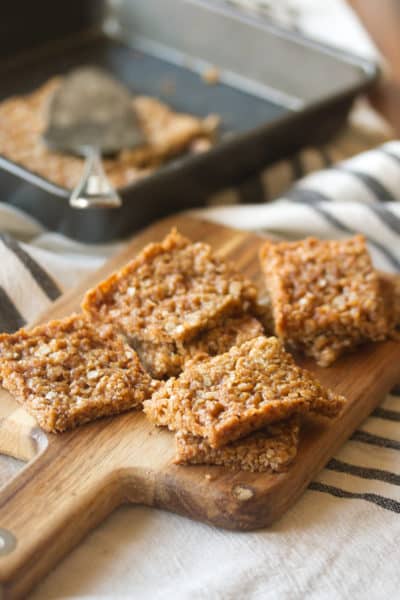 Butterscotch Oat Bars