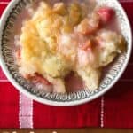 Rhubarb Pudding Cake Pinterest Image