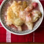 Saucy Rhubarb Pudding Cake