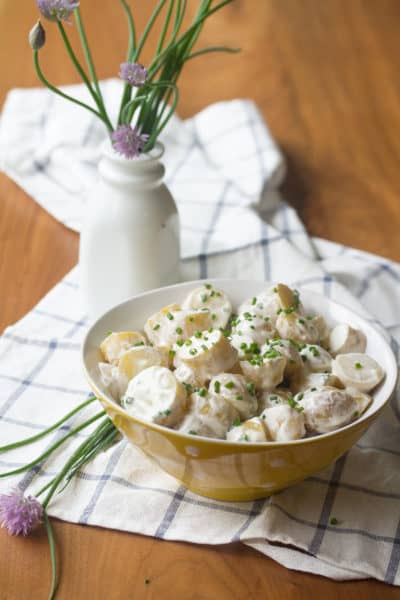 Chive Yogurt Potato Salad