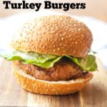 Pinterest Image for Air Fried Turkey Burger